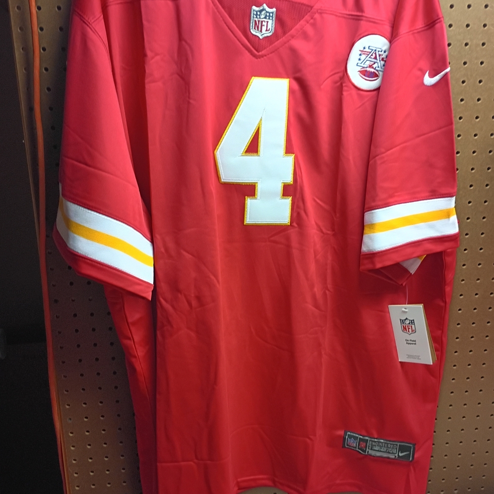 Nike Red and White Men's Jersey
